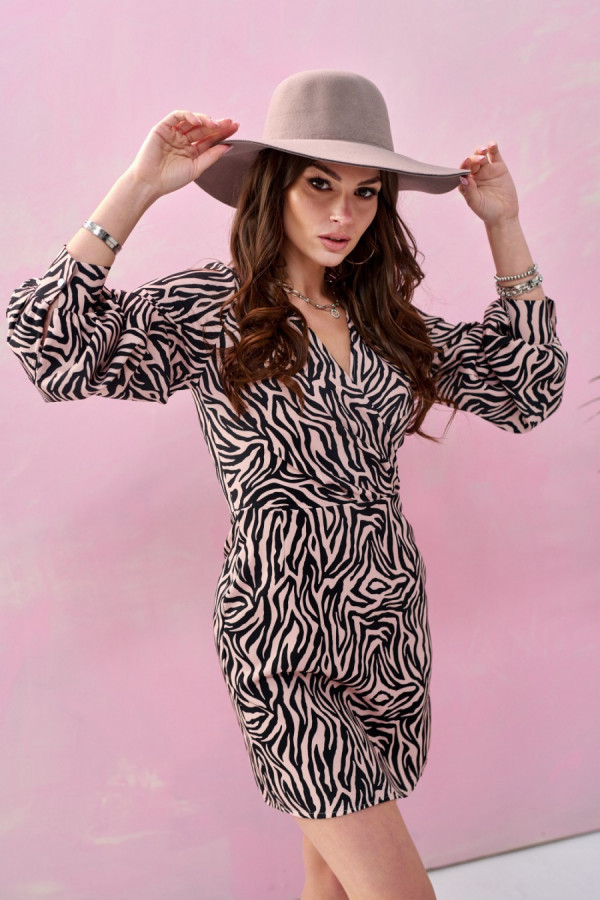 Sukienka mini zebra WILD 1
