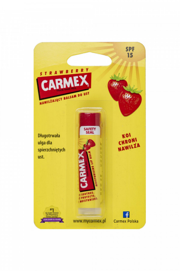 Balsam ochronny do ust truskawkowy CARMEX 4.25 g