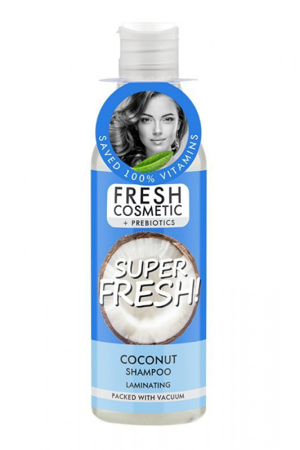 Szampon do włosów laminujący kokosowy Fresh Cosmetics 245 ml