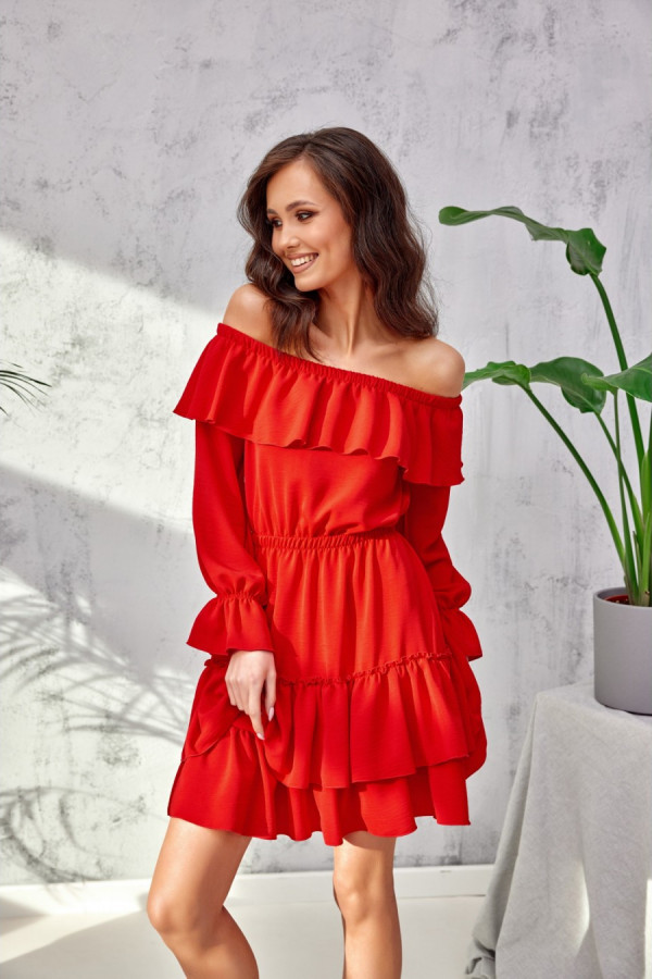 Sukienka hiszpanka ROSE czerwień