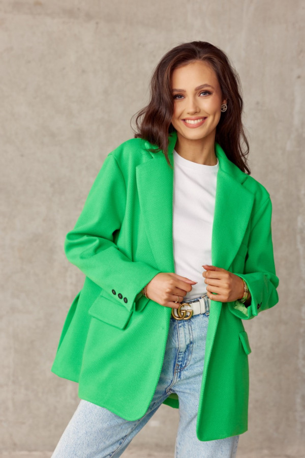 Marynarka damska oversize KALLA zielona
